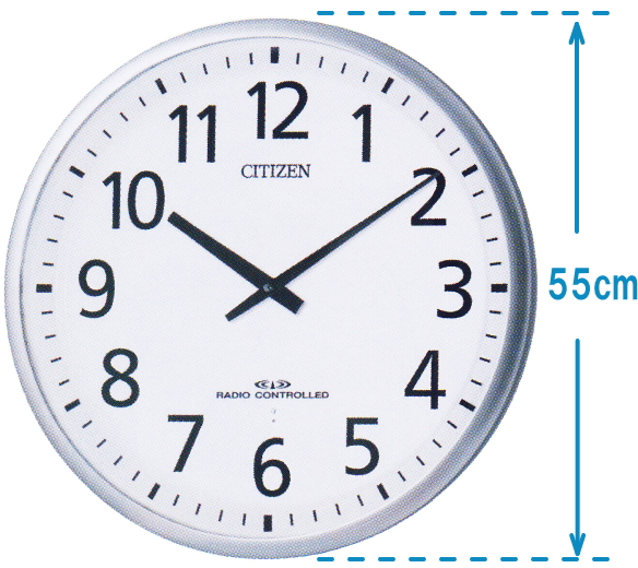 ＣＩＴＩＺＥＮ「大型掛け時計」4MY821-019の拡大画像