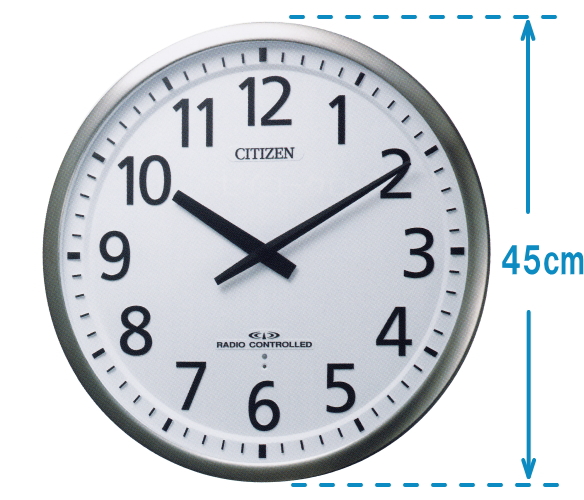 ＣＩＴＩＺＥＮ「大型掛け時計」4MY839-019の拡大画像