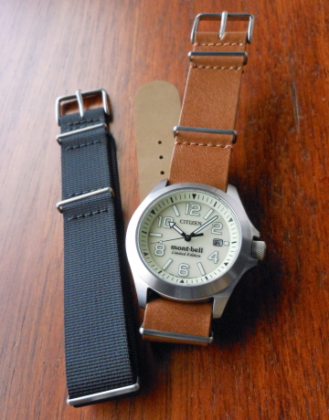 BN0121-26Y＞シチズン×モンベルのコラボレーション腕時計