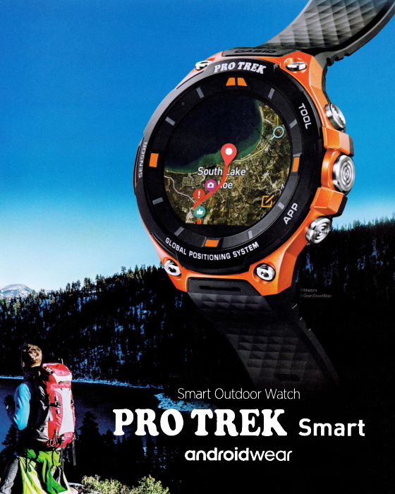 CASIO PROTREK Smart WSD-F20X 冬仕様プロトレックスマートGooglewearOS スマートウォッチ -  スマートウォッチ、ウェアラブル端末