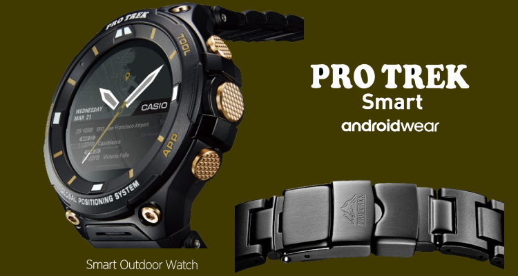 CASIO PROTREK SMART GPS SYSTEM WSD-F20BK腕時計