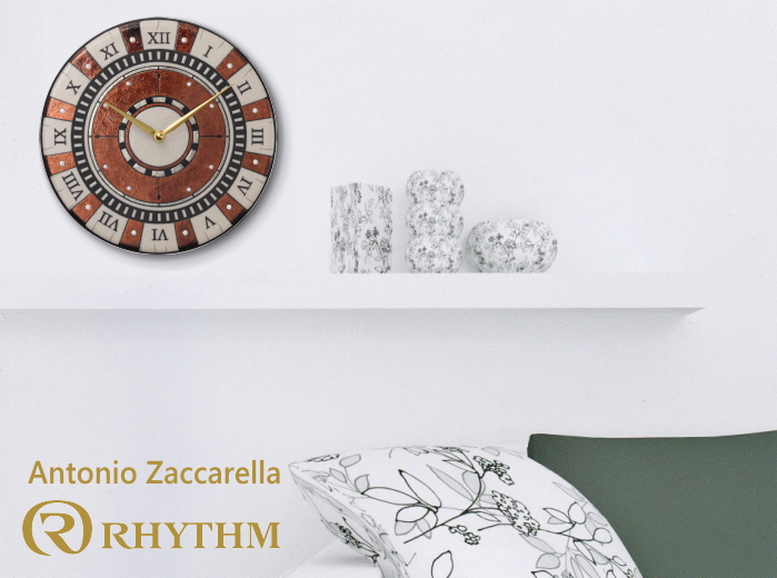 ZC901-009/アントニオ・ザッカレラの掛け時計壁面展開イメージ画像