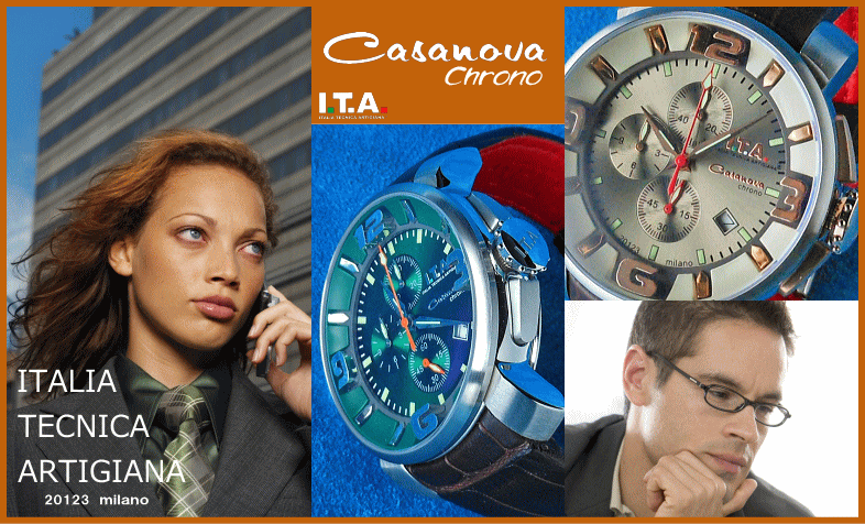 ◇I.T.A.の腕時計／12.70.22＜カサノバ・クロノ＞トリコローレ