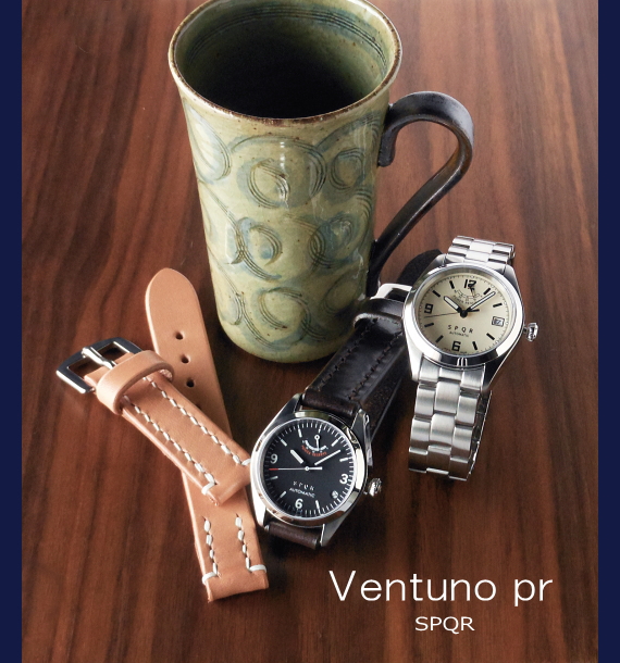 SPQR手巻付き自動巻きパワーリザーブ「ヴェントゥーノ」のメインイメージ