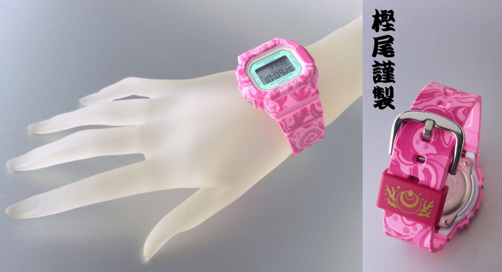 Gショック七福神「弁財天」BGD-560SLG-4JRの装着画像と遊革画像