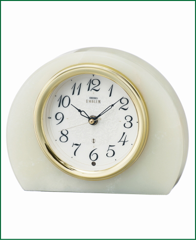 HW594M：セイコー「エンブレム」置き時計