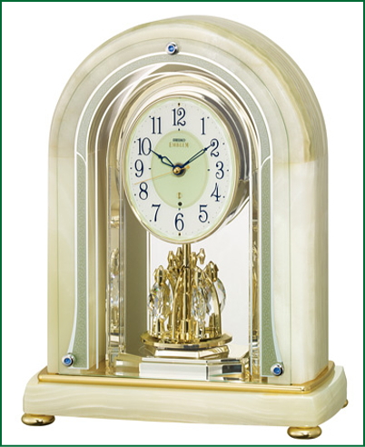 HW575M：セイコー「エンブレム」置き時計